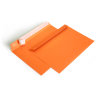 Конверты оранжевые C5 162x229, 120г/м2, лента, 100 штук