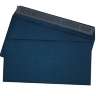 Конверты темно-синие металлик E65, 110x220, 120г/м2, дизайнерская бумага, 10 штук
