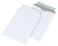 Пакет картонный белый UltraPack A4+, 250x353, 300 г/м2, лента, 10шт/уп
