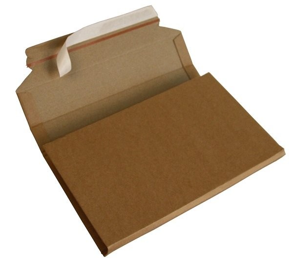 Упаковка из микрогофрокартона A4+, 325x250x20-75 коричневый, 2,2-3,0мм, лента, 10шт/уп